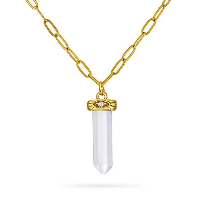 Hovedbilde Guidance pendelsmykke sølv, bergkrystall