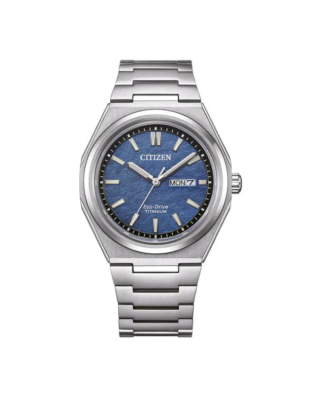 Supertitan Eco-Drive Titan / Blå 39,5mm