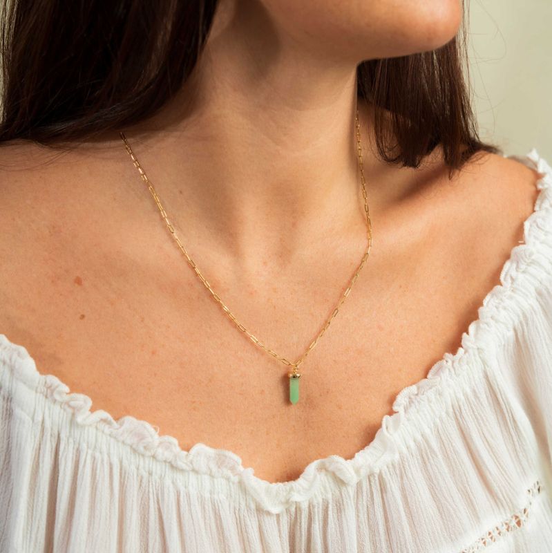 Guidance pendelsmykke i sølv, aventurin