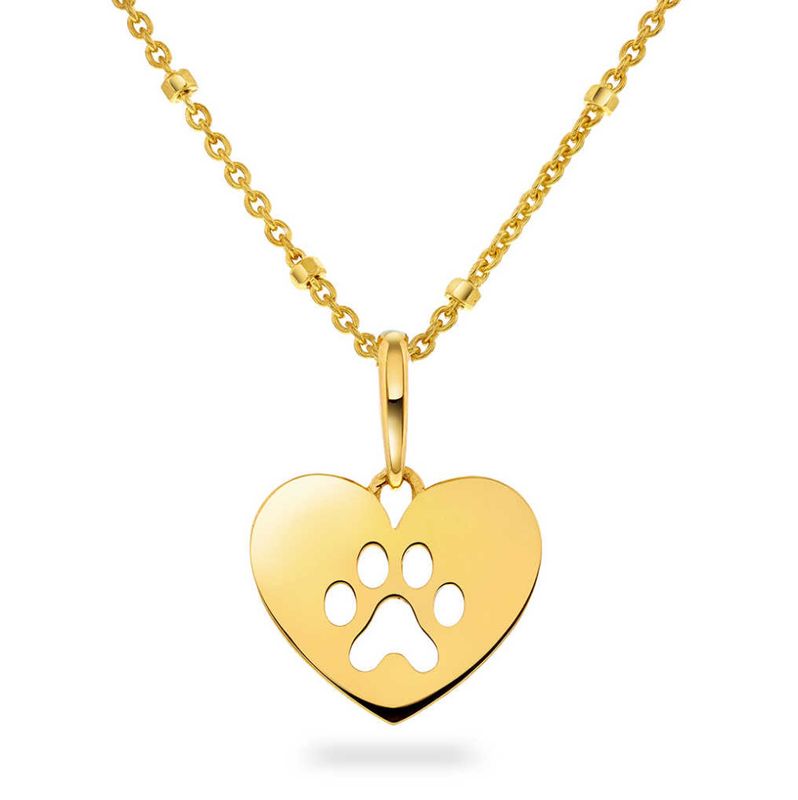Anheng i gull Poten hjerte