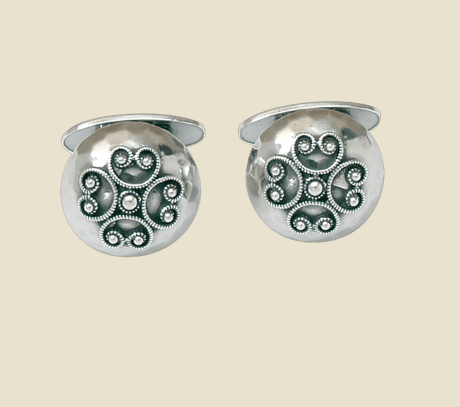 Hovedbilde Mansjettknappar Rogaland med stivt mellomstykke, ...