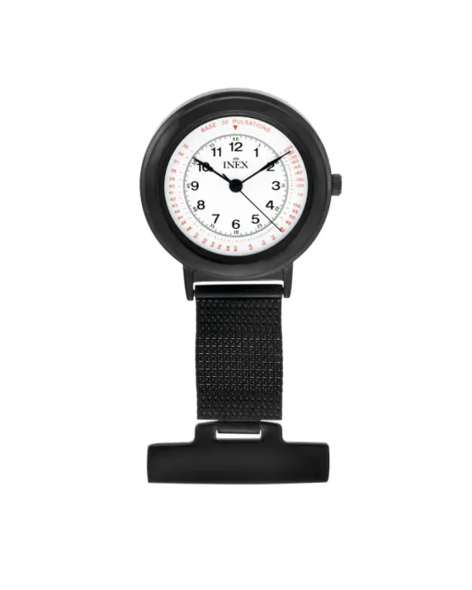 Hovedbilde Inex Søsterur Sort Stål / Hvit 30mm