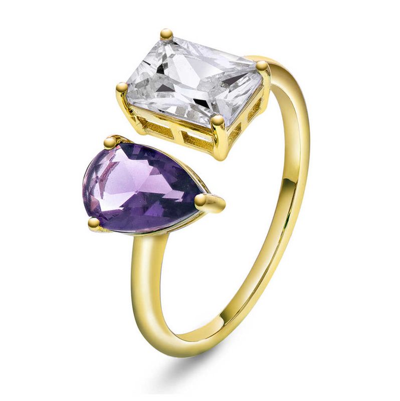 Viva Vegas ring i sølv med zirkonia