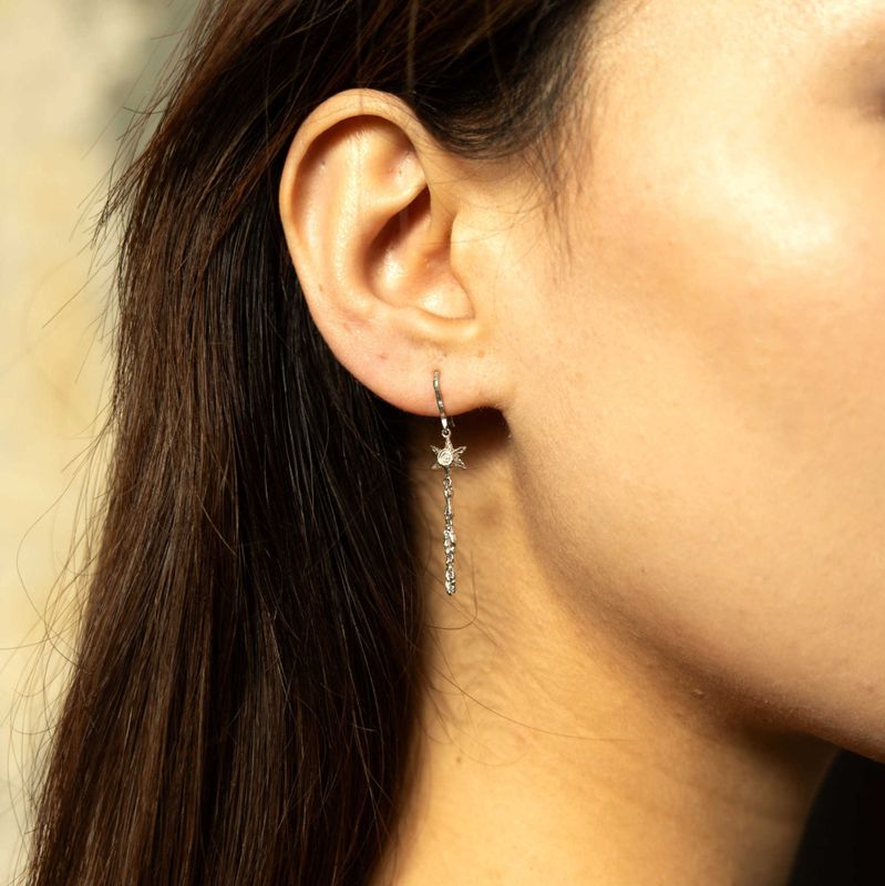 Maze øredobber i sølv