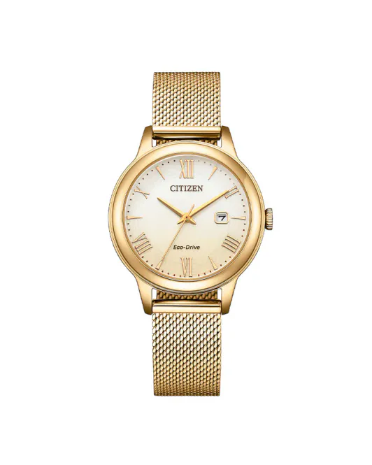 Hovedbilde Eco-Drive Lady Double Stål / Champagne Perlemor ...