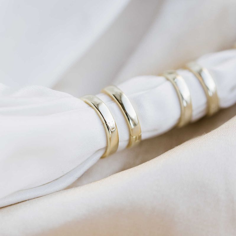 Øreringer i sølv forgylt