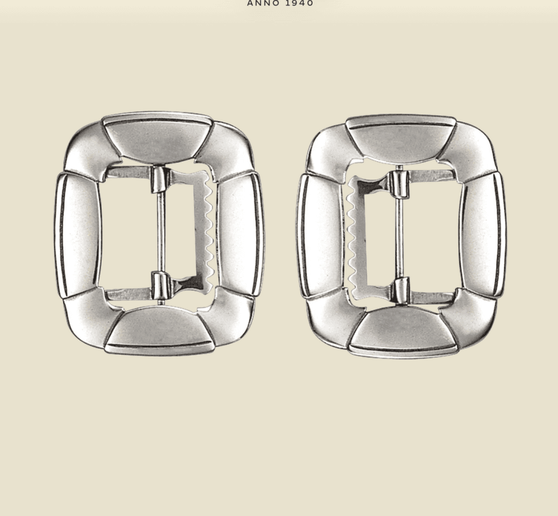 Spenne kne-/vest, oksidert eller hvit