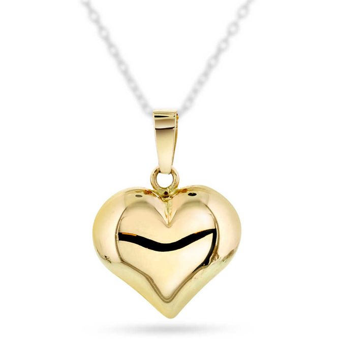 Hovedbilde Anheng i gull hjerte